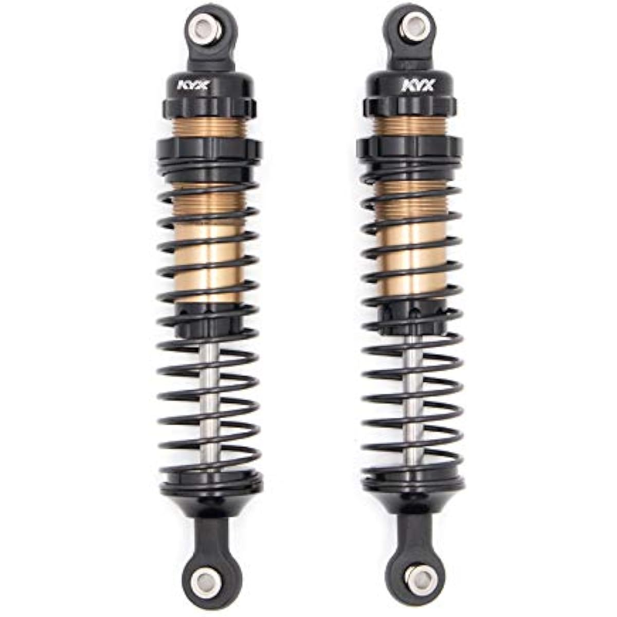 KYX Racing 90mm Metal Suspension Shock Absorber for 1/10 RC Crawler Car TRX-4 Axial Wraith SCX10 II D90 (2pcs)