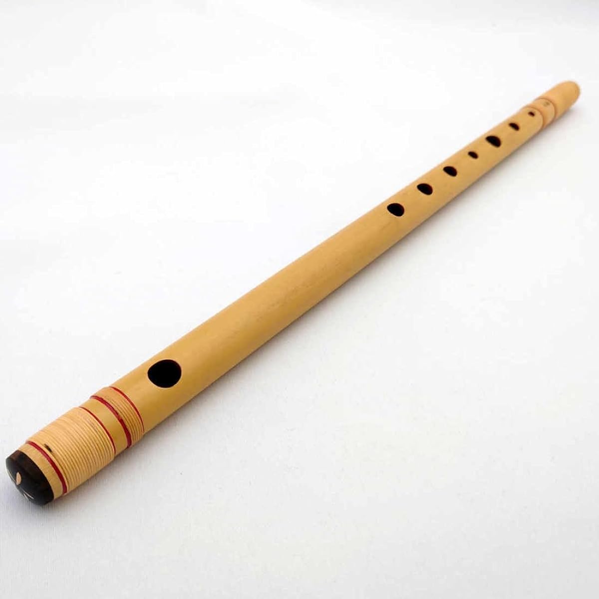 Shinobue Shinonome, double-wrapped rattan, 7 holes, 6-tone, bamboo, Western-style Shinobue