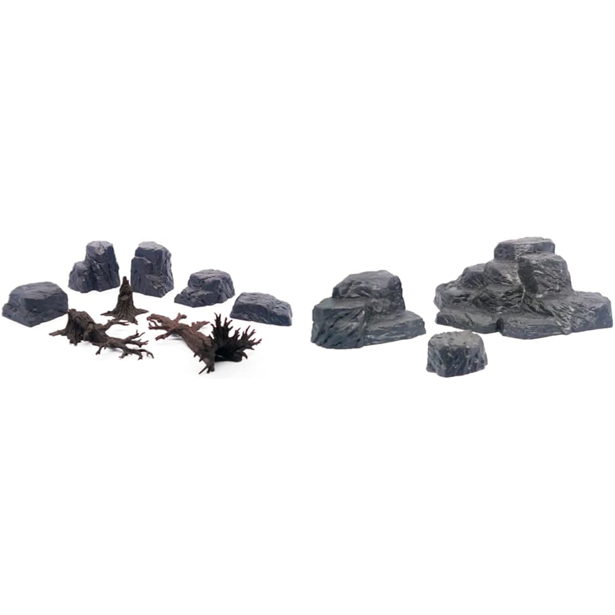 Monster Scenery Bundle Injection Color Molding Rock Hills and Broken Ground Bundle (2 Items)
