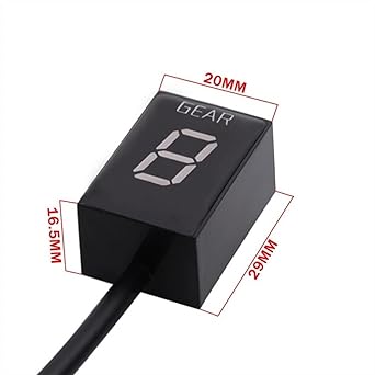 Speed Display Meter Digital 1-6 Speed Gear Motorcycle Display Indicator Shift Reveal Sensor Kawasaki ER-6F Ninja 250R Lava VN900 Ve-rs-ys Z1000