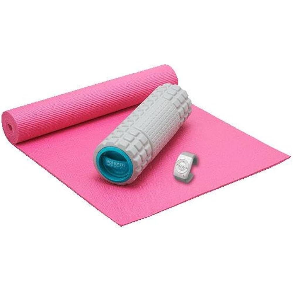 EBiS (Ebis Cosmetics) Slim Wave II Electric Foam Roller with Yoga Mat, Shoulder Blade Roller, Relaxation, Stretching Equipment, Vibration, Battery Operated