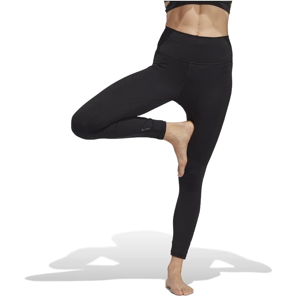 [Adidas] Sports Tights Yoga Studio Wrap 7/8 Length Leggings MIM38 Women's
