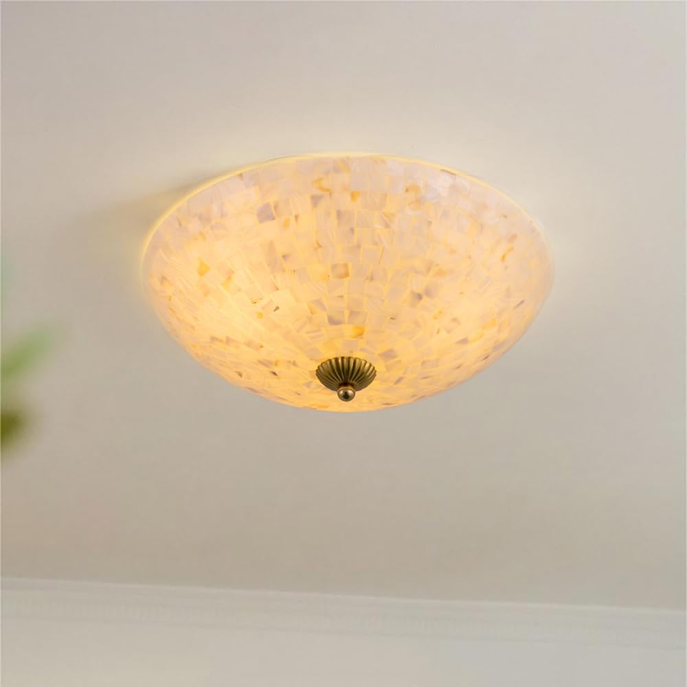 Ceiling Light Nordic Shale LED 3 Lights Stylish Ceiling Light Antique Lighting Simple LED Bulb Compatible Cafe Children's Room Kitchen Living Dining Table Bedroom Toilet Classic CEI-SL-01-JP
