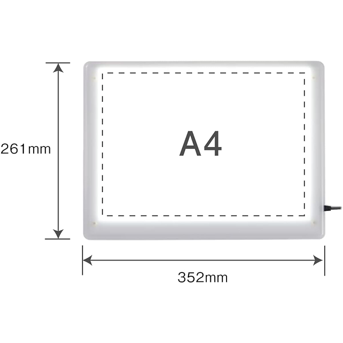 Muto Industries Tracing Table Light Board SLT-A4C A4 Size