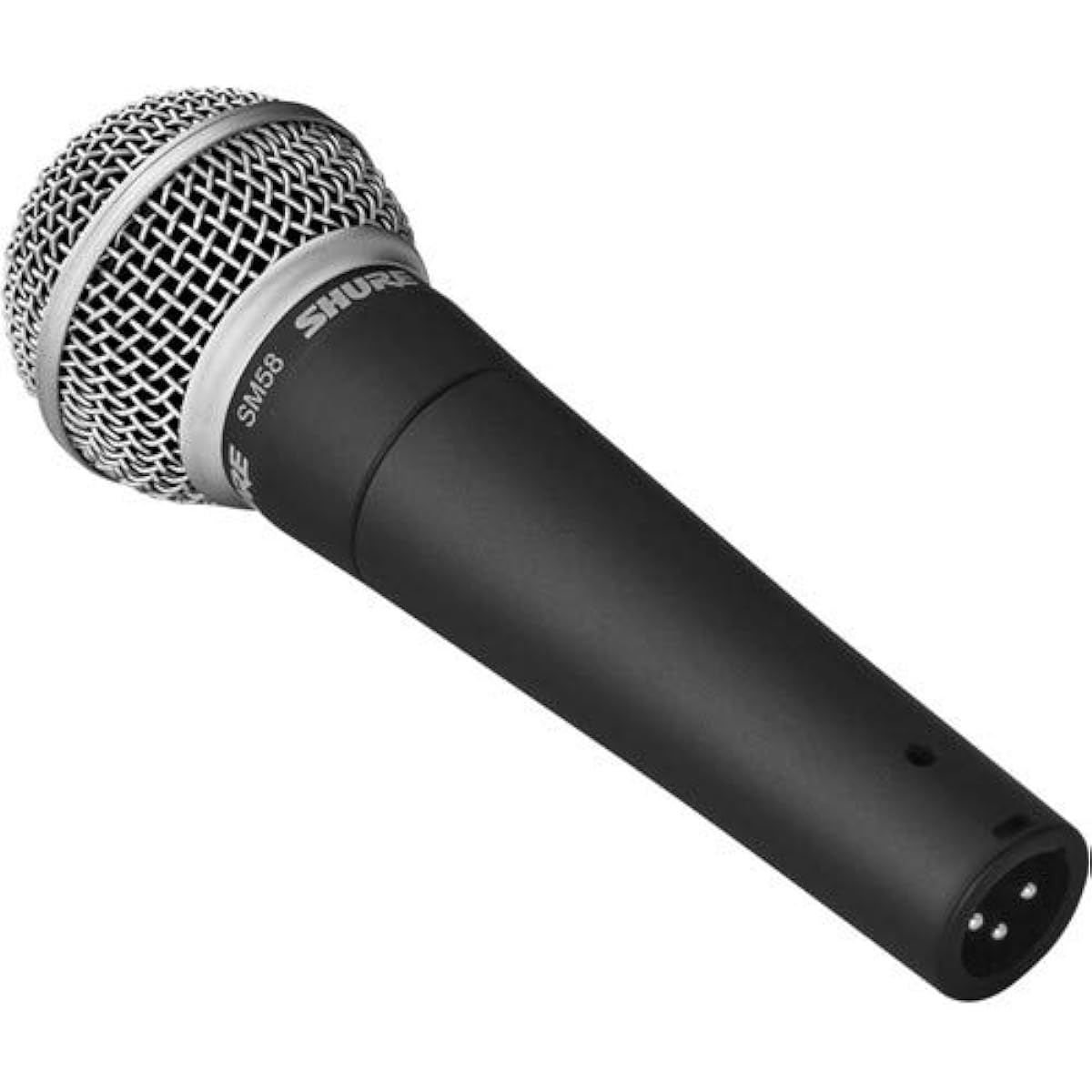 Shure SM58-LC Cardioid Dynamic Vocal Microphone + 2 XLR Cables Bundle