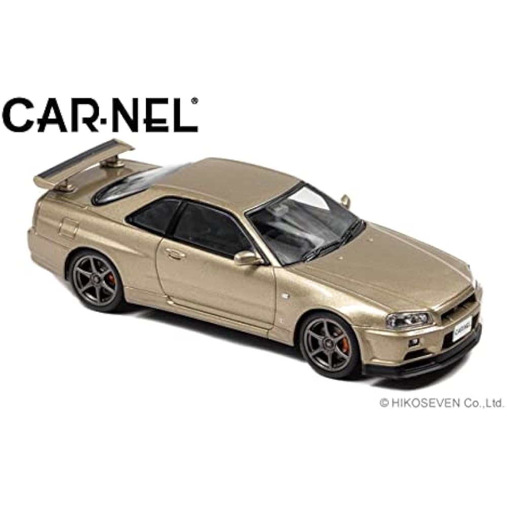 CARNEL 1/43 Nissan Skyline GT-R Mspec Nur (BNR34) 2002 Silica Brass Finished Product CN430201