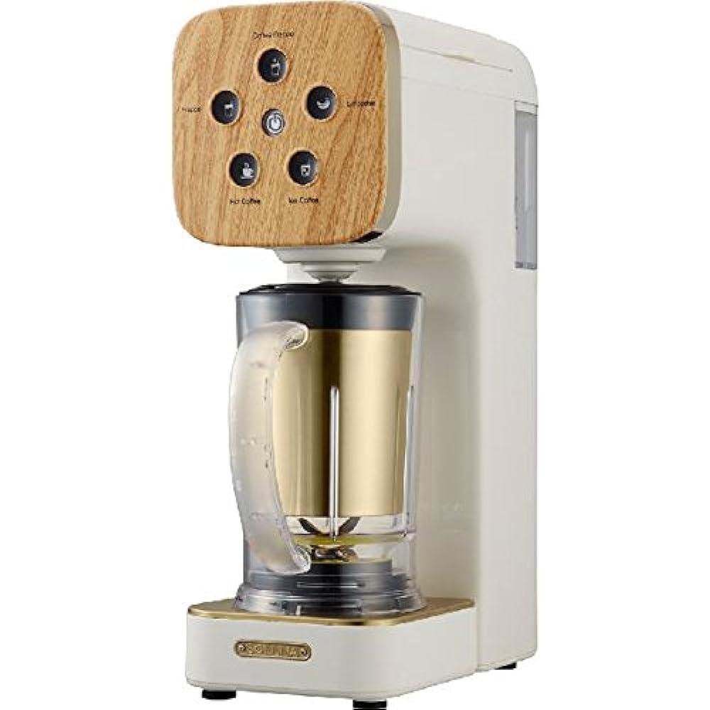 Doshisha Coffee Maker SOLUNA Quattro Choice Natural Wood QCR-85B(NWH)
