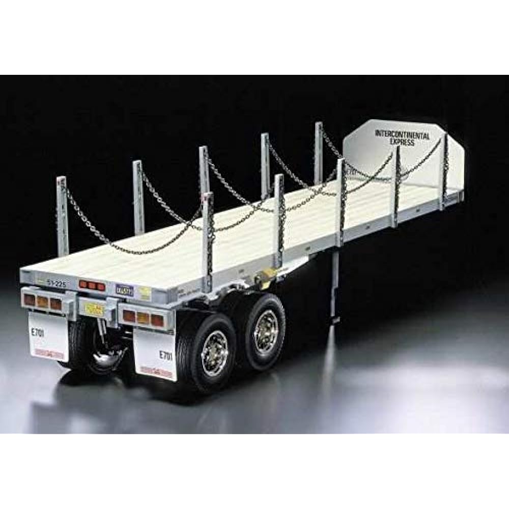 Tamiya 1/14 Electric RC Big Truck Series No.06 Flatbed Semi-Trailer Radio Controlled for Trailer Trucks 56306