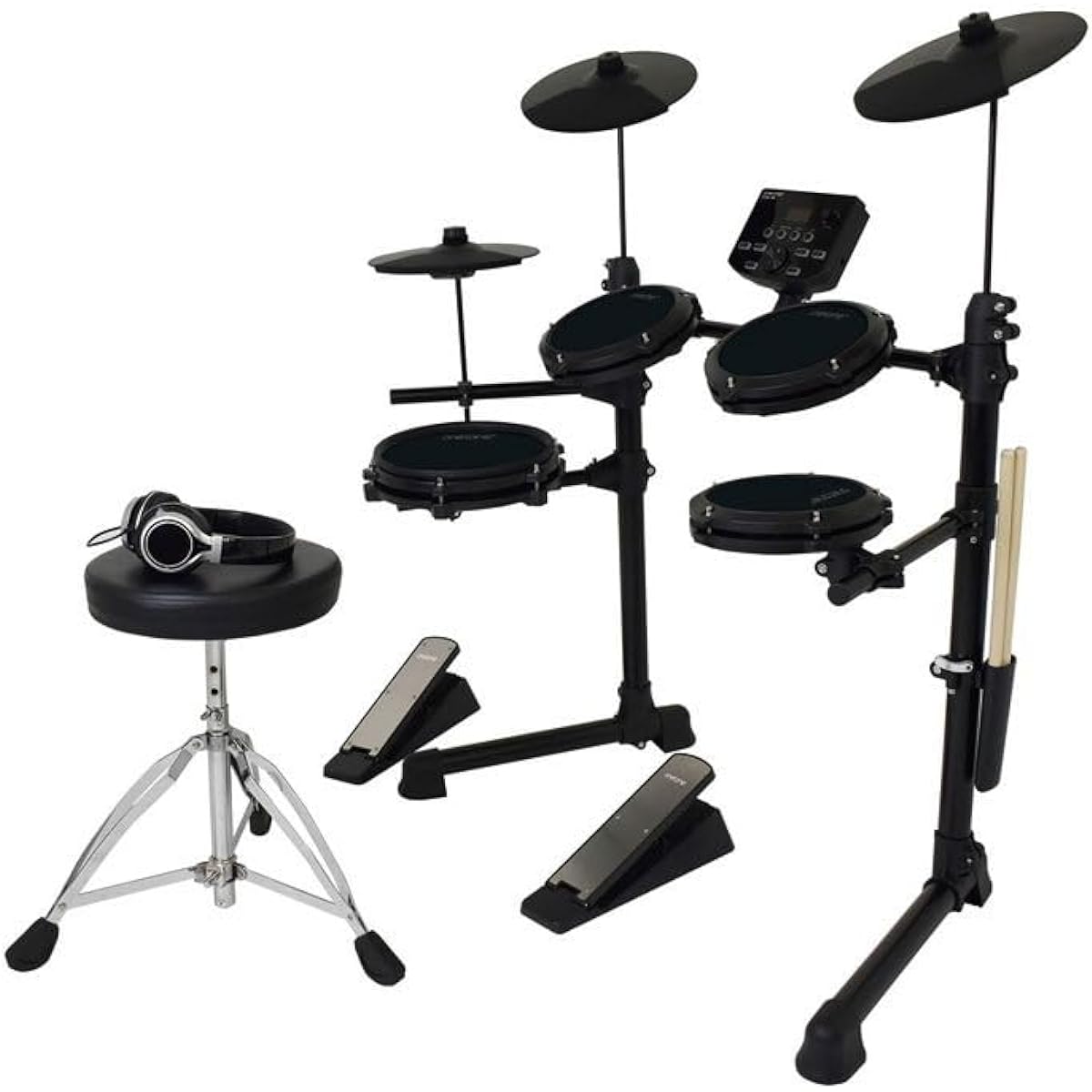 onetone OTDD-100 BK Digital drums Electronic drums Electric drums Chair Headphones included Onetone Mesh pad
