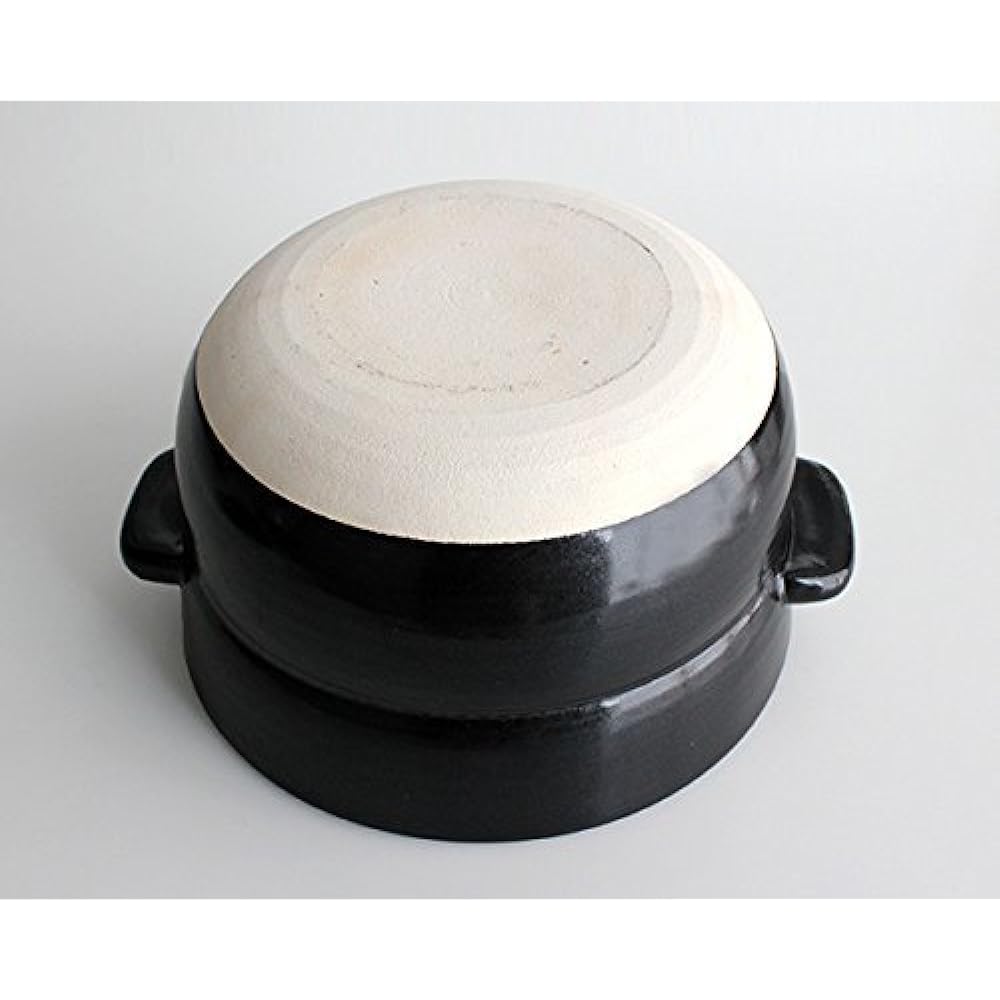 Kamoshika Tool Shop Rice Pot 2 Cups Black