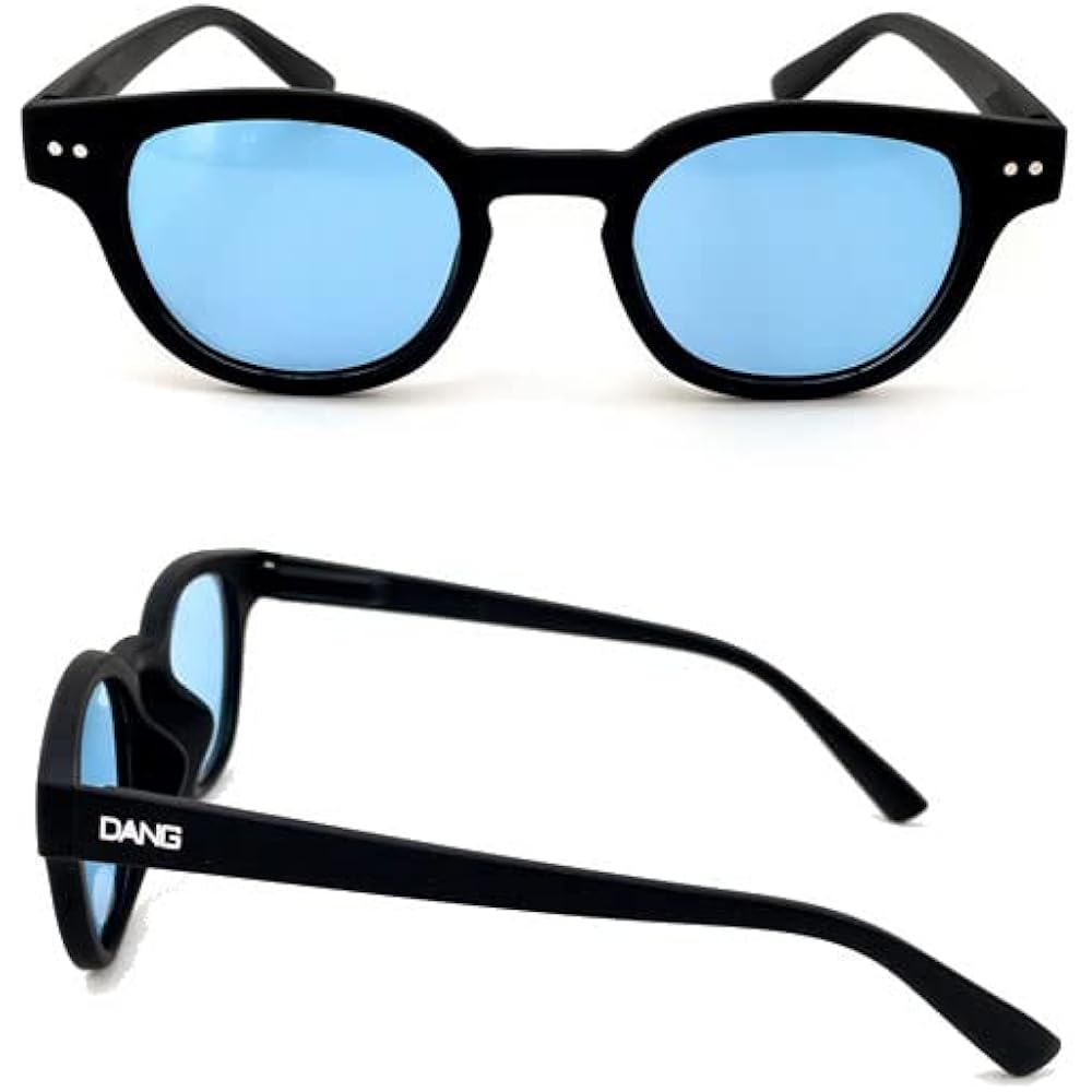 DANG SHADES Sunglasses Polarized Lenses SELECT BLACK SOFT x BLUE Polarized vidg00421