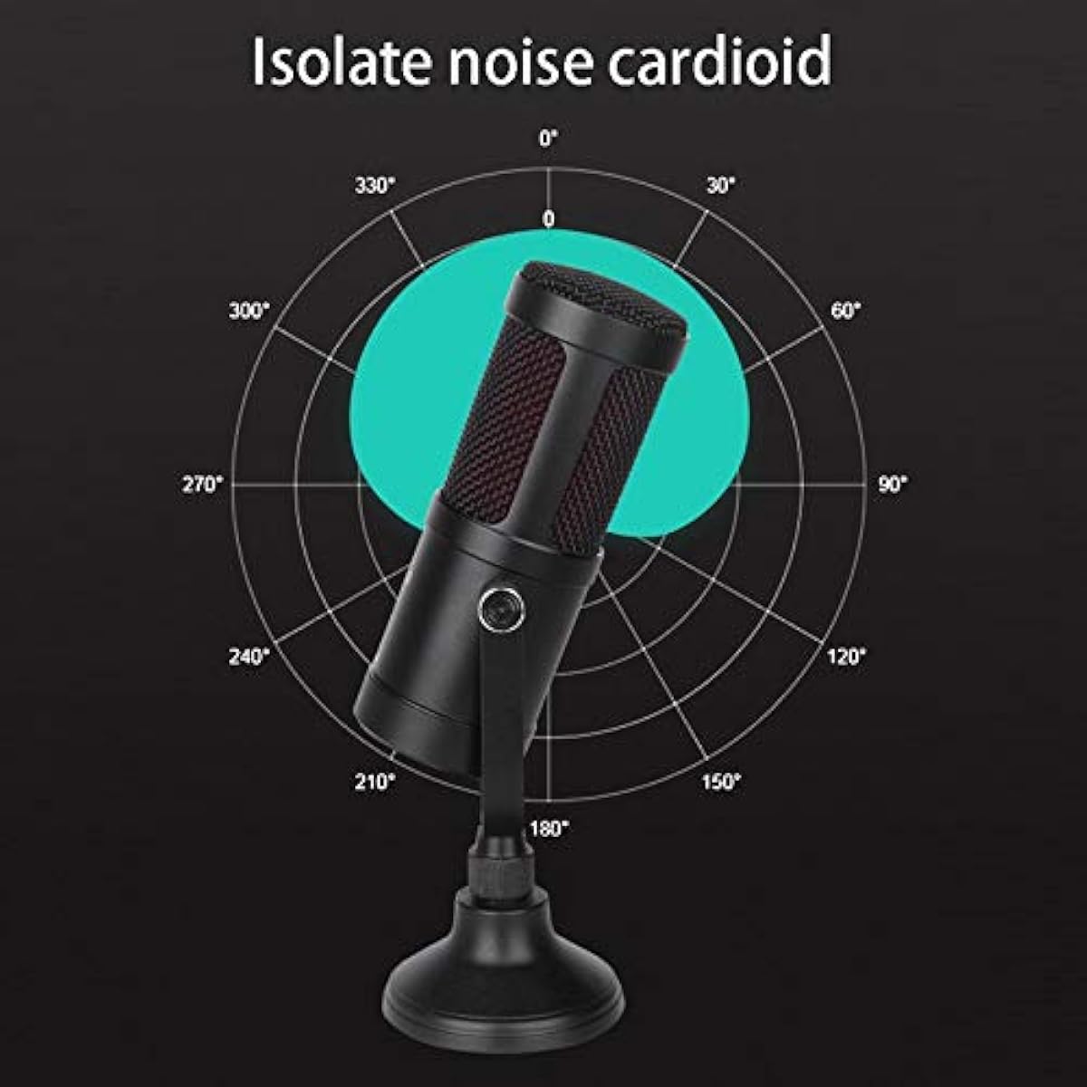 Microphone Mic, National K Song Live Shout Mic Recording Condenser Microphone for Online Mobile Phone