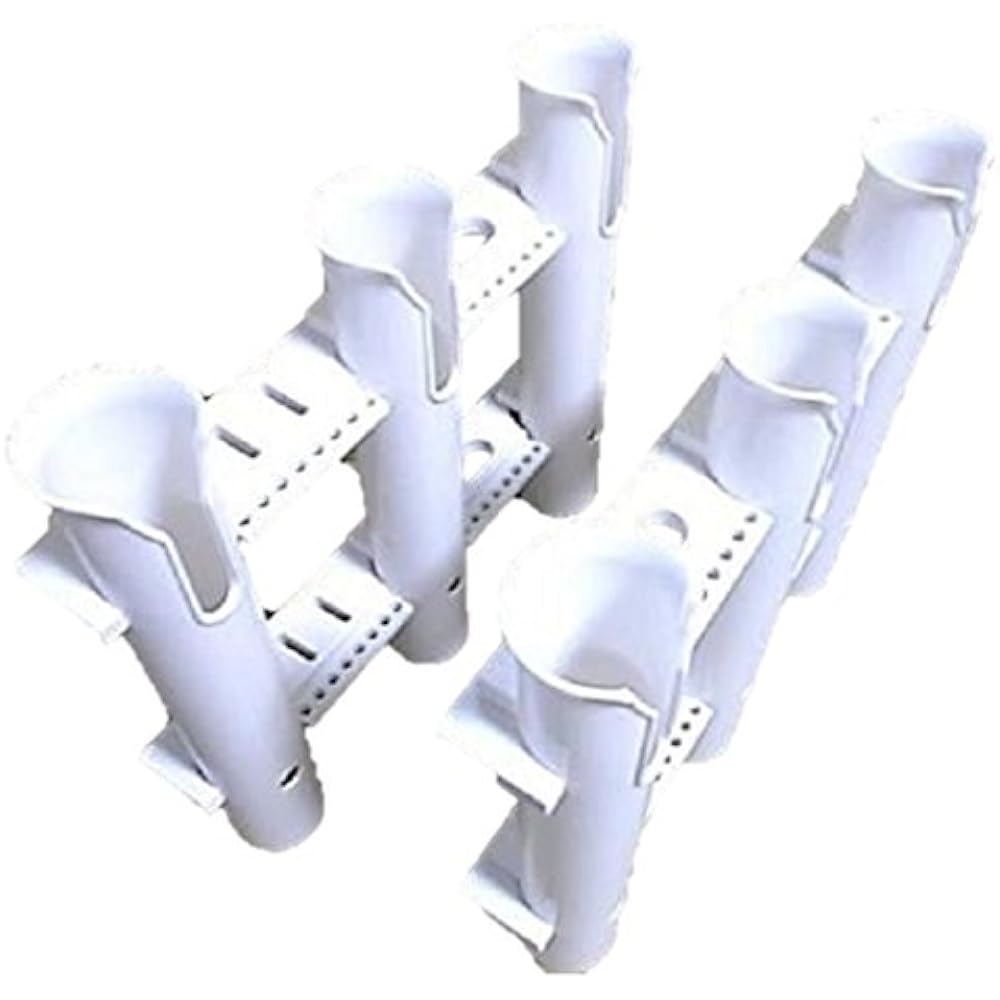 [mikan] 3 row rod holder set of 2 fishing rod holder fishing rod holder with mounting screws