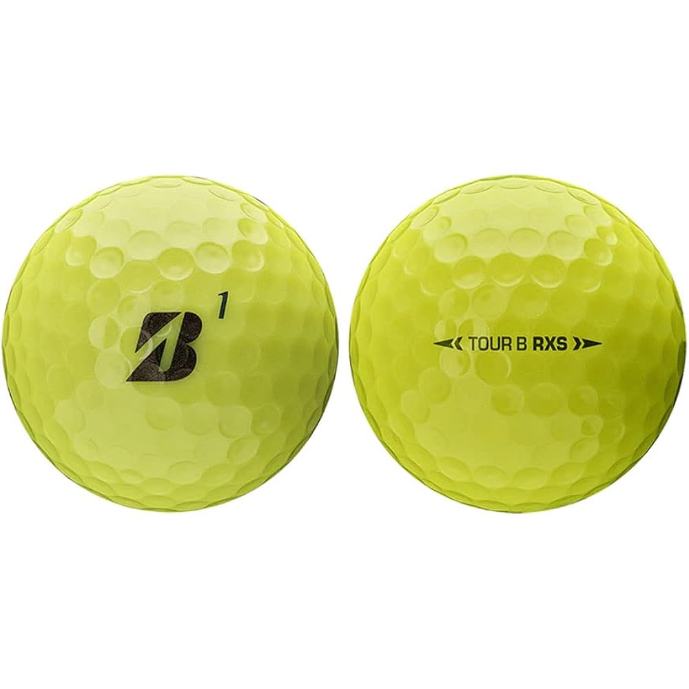 Bridgestone TOUR B RXS Golf Ball 2022 Yellow 12 Balls BRIDGESTONE GOLF Tour B 1 Dozen [Parallel Import]