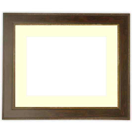 Watercolor frame 9650/Brown For watercolor F8 (455 x 380 mm) only. Glass front. Comes with mat. Mat color: Black.