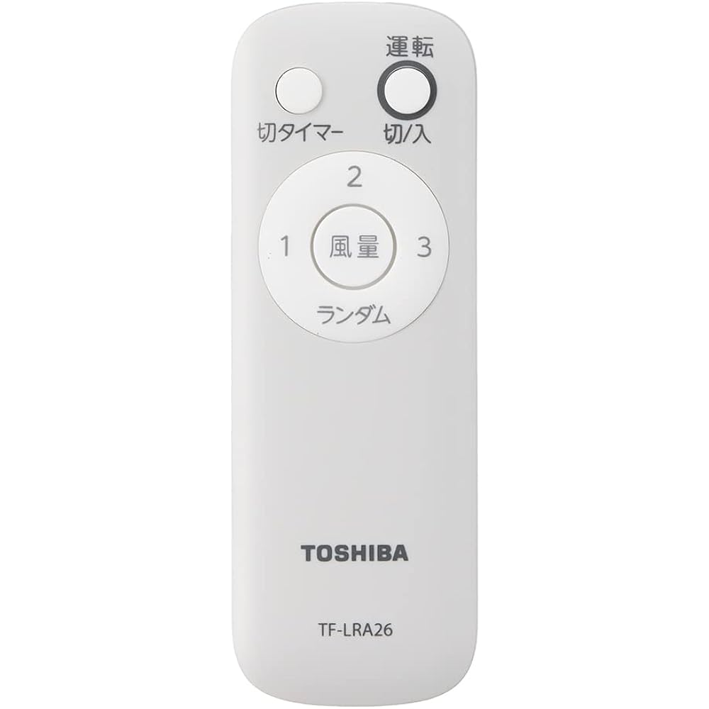 Toshiba Living Fan TF-30AL26, 7 Blades, 3 Air Volume Levels, Remote Control Included, Dust Prevention Treatment, AC Motor, Off Timer, Light Gray