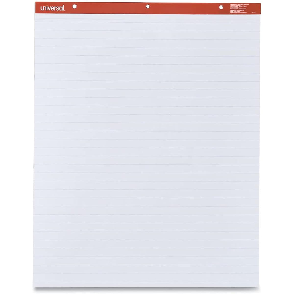 Universal UNV35601 27" x 34" Easel Pad/Flipchart - White (2/Carton)