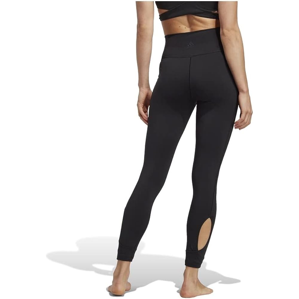 [Adidas] Sports Tights Yoga Studio Wrap 7/8 Length Leggings MIM38 Women's