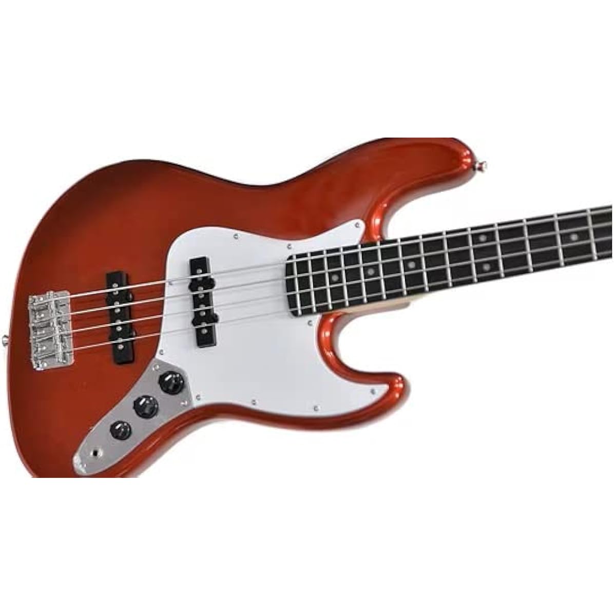 PLAYTECH Electric Bass JB Type METALLIC RED