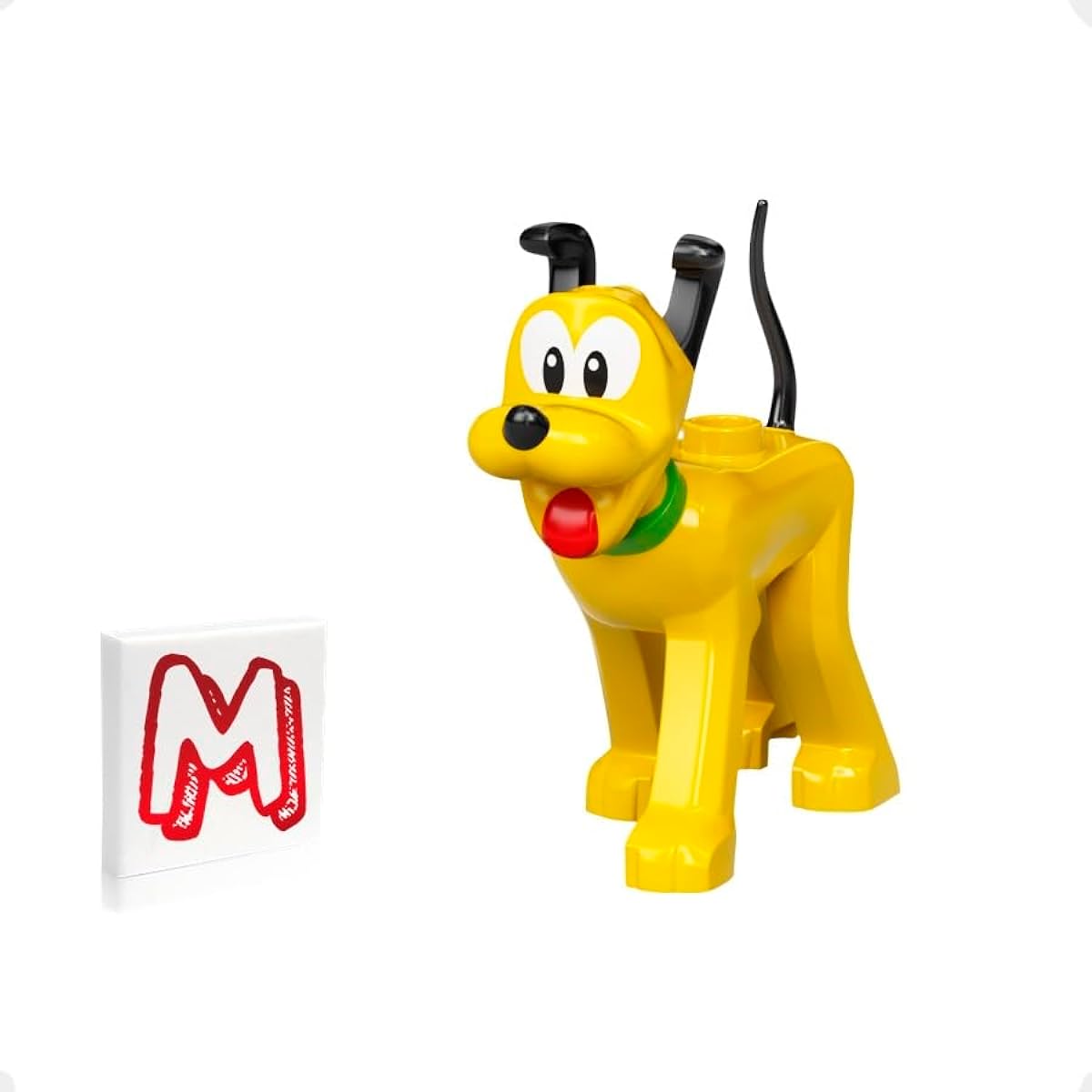 LEGO Disney Mickey and Friends Minifigure - Pluto the Dog (with Green Color) Very Cute 10777 10776