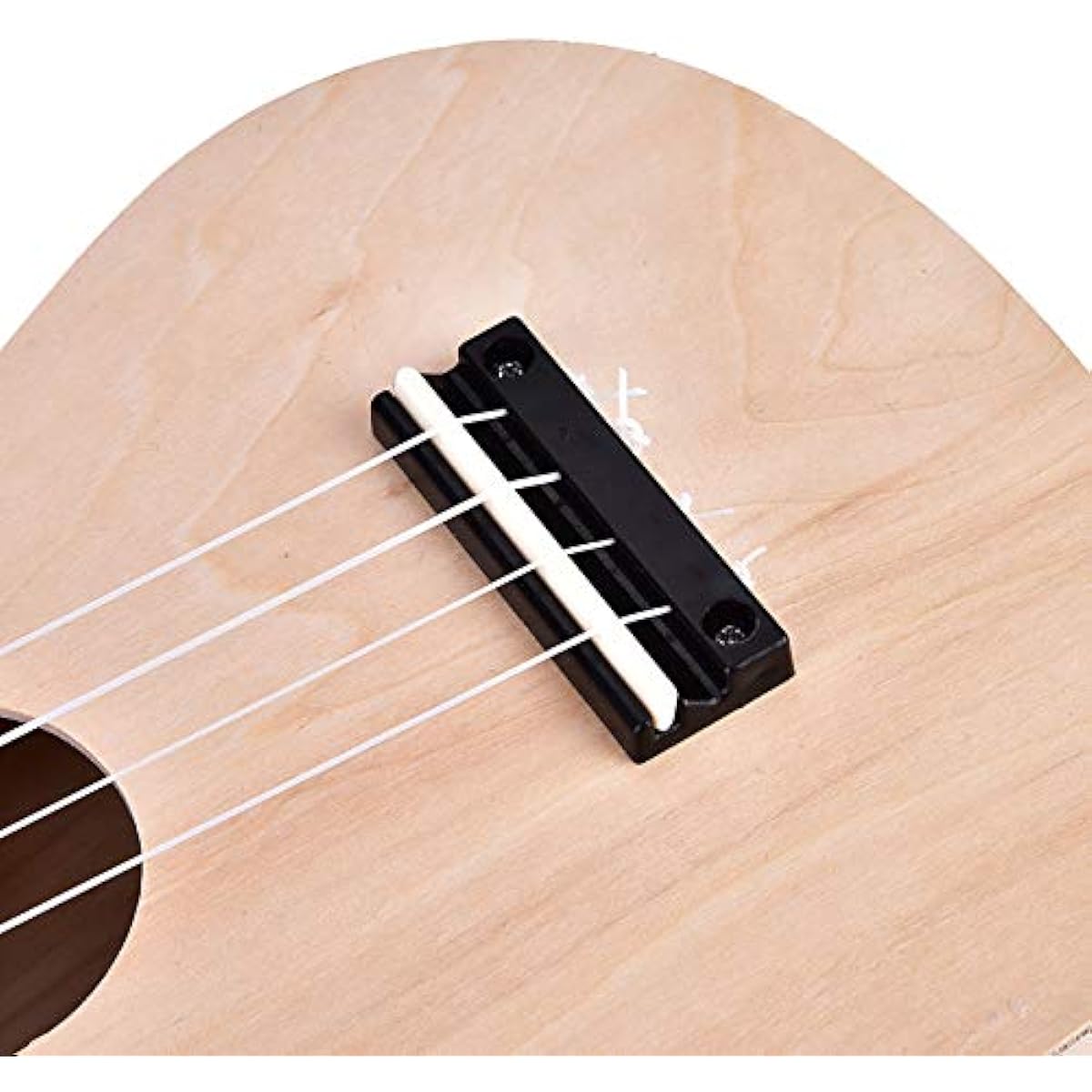 Eujgoov 21 Inch Basswood 4 String DIY Ukulele Make Your Own Ukulele Kit Wooden Ukulele Painting