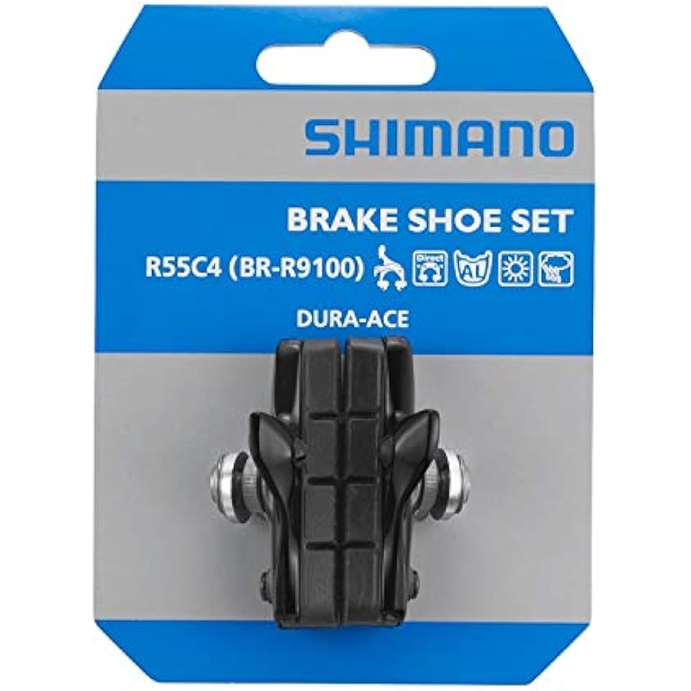 SHIMANO Repair Parts R55C4 Cartridge Type Brake Shoe Set (Left and Right Pair) BR-R9100 BR-R9110-RS Y8L298050