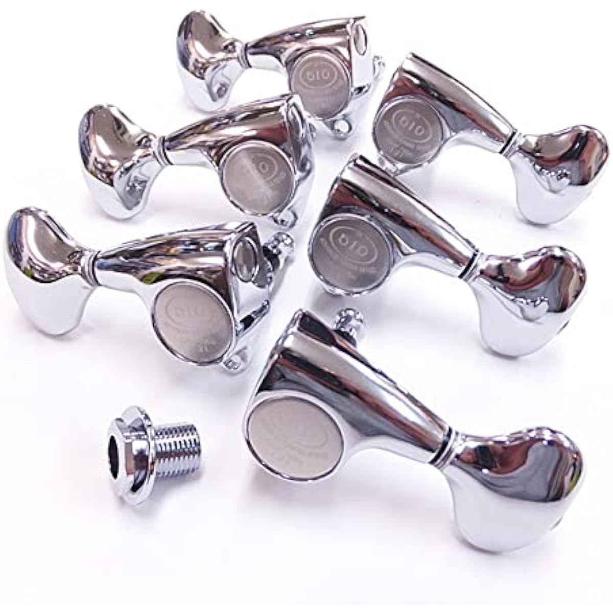 GOTOH Guitar Tuners SGV510Z L5 C L3 R3 Chrome Both Sides Set of 6 [Includes Ebi Original Pick]