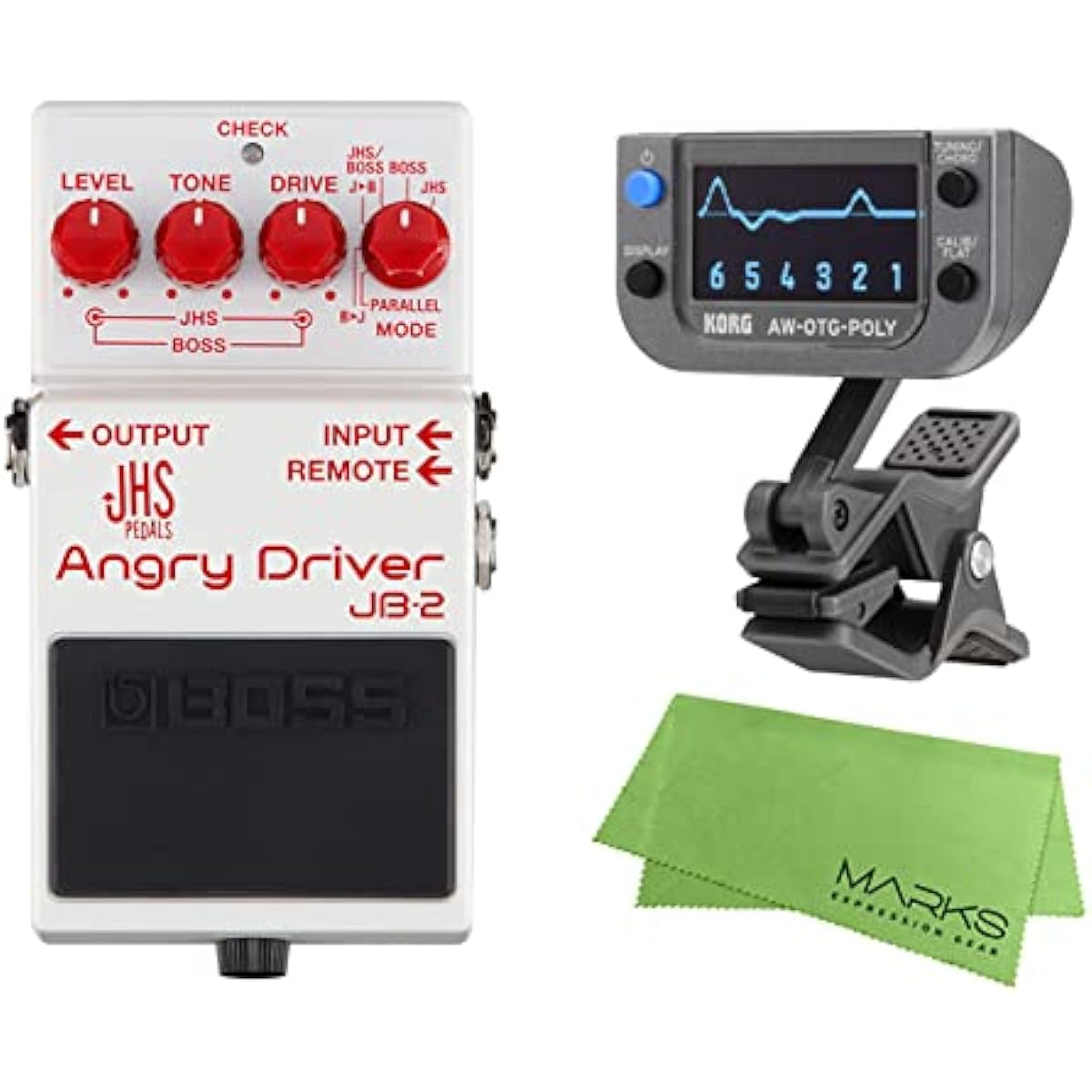 BOSS - Angry Driver JB-2 + KORG AW-OTG-POLY + Marks Original Cross Set