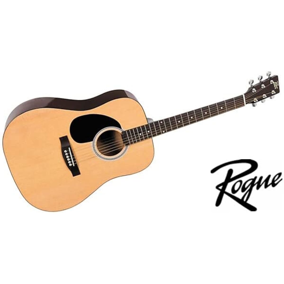Rogue RG-624 LH Natural Acoustic Guitar