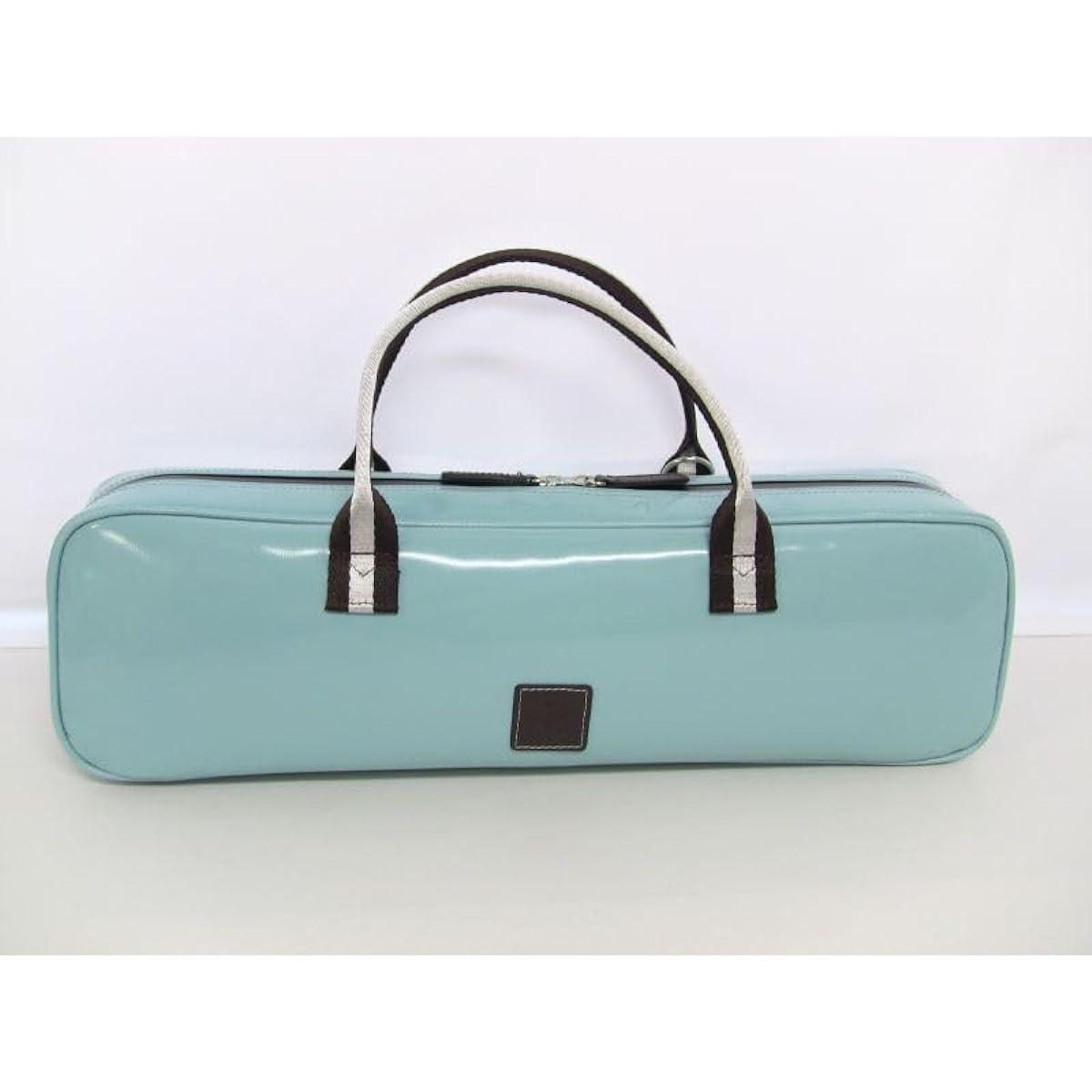NAHOK H & C flute & piccolo horizontal case guard "Grand Master 3/wf" Mint/Chocolate Silver [Waterproof fabric made in Germany x special temperature control function & shock absorbing material + waterproof zipper] Fabric from Germany, Made in Japan.