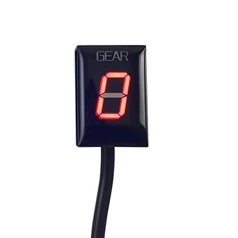 Digital Meter Display 1x Motorcycle 6 Level Speed Gear Display Indicator Yamaha FZ8 FZ6 FZ6R MT01 MT03 Xj6 Xjr400 Xjr1300 YZF R6 R6s Indicator Meter Display
