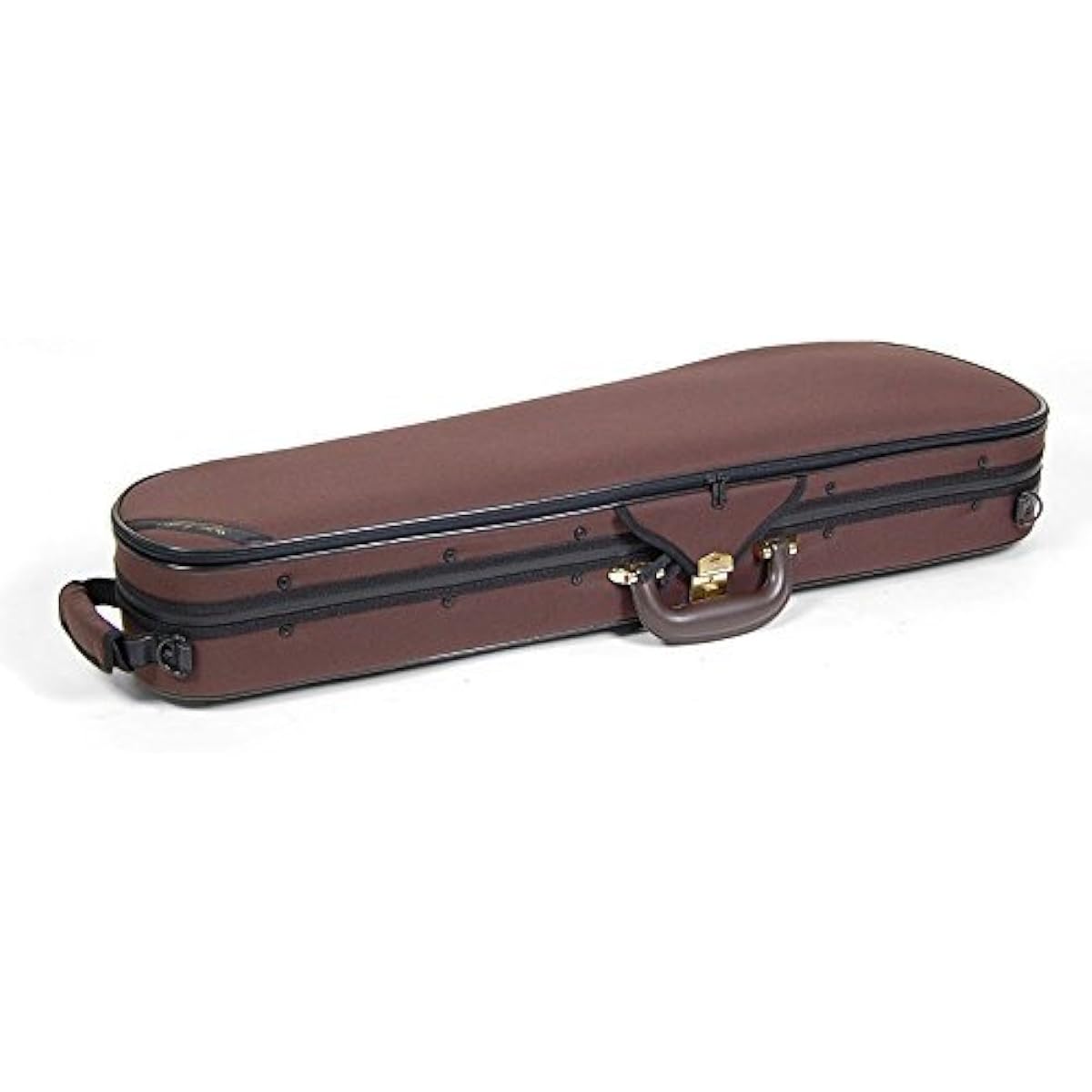 Super Light Shaped Violin Case (Triangular Type) Brown