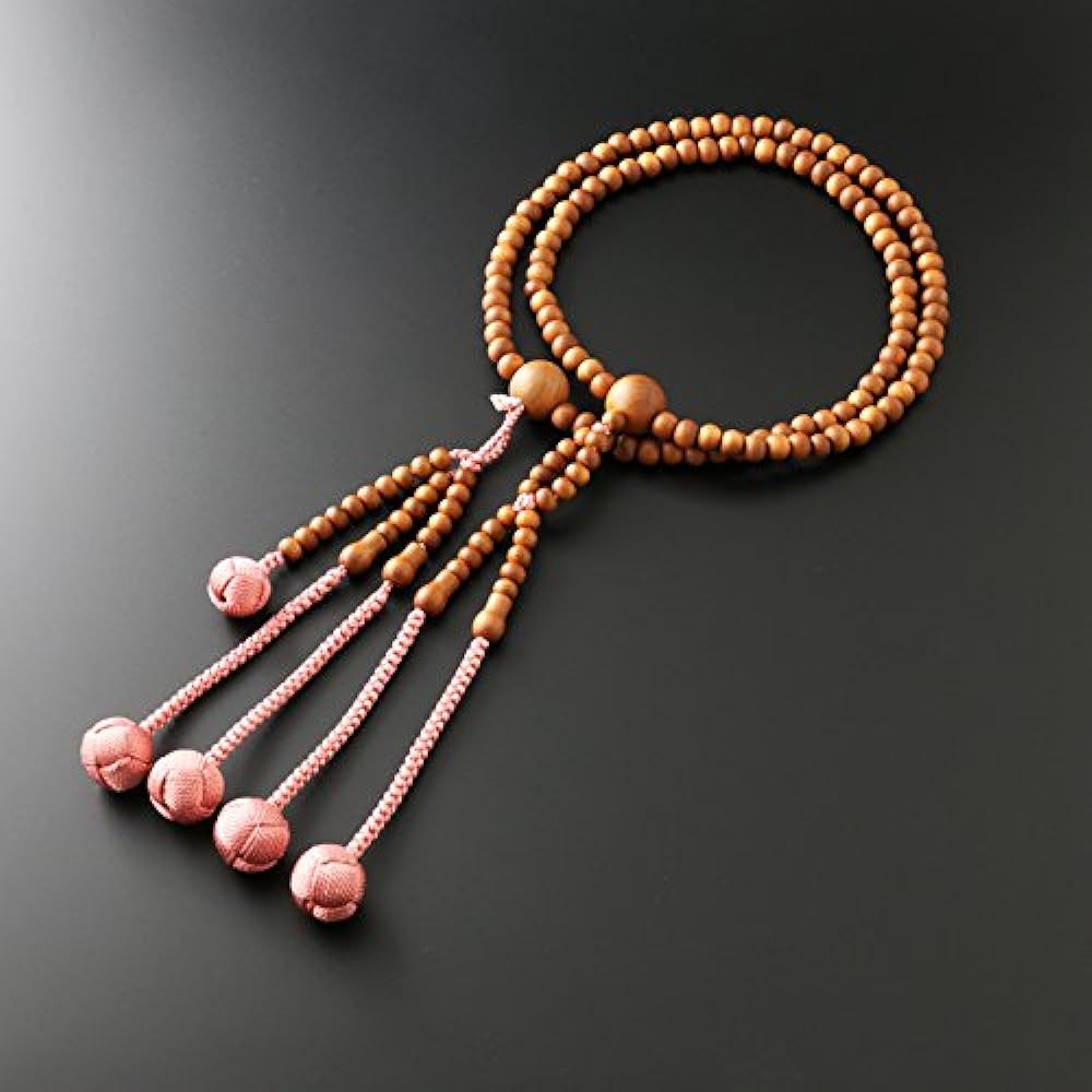 Kyoto Buddhist Altar Hayashi Prayer Beads Nichiren Sect Shak0 Sebai (For Women) Formal Official [Bead Bag Set] SW-052 Kyoto Prayer Beads