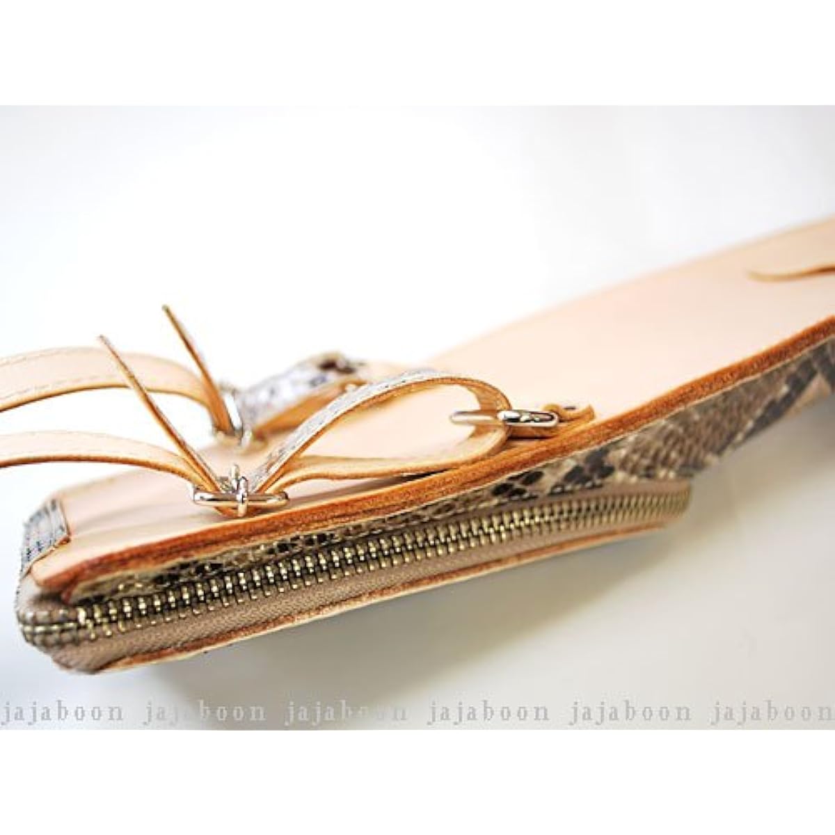 JAJABOON Leather Drumstick Case Slim Stick Bag Diamond Python (with Tuning Key Pocket) Musical Instrument Accessories