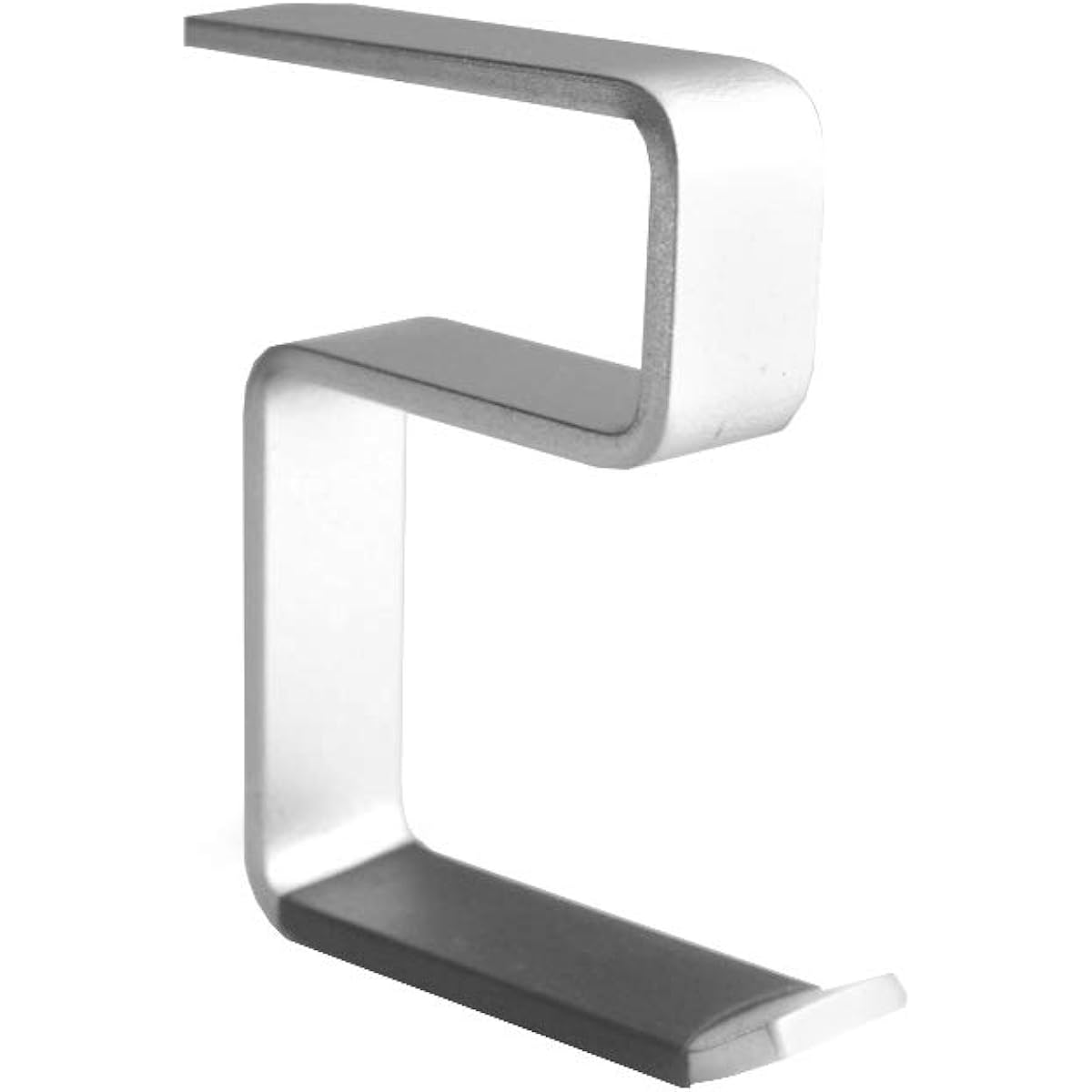 DANXQ Office Computer Desk Aluminum Hook Clamp-on Desk Headphone Holder/Backpack Hook/Provides a Convenient Place to Hang Your Headset or Bag (1.7cm Thickness)