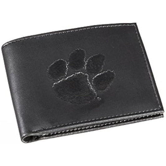 Team Sports America Leather Clemson Tigers Bi-fold Wallet