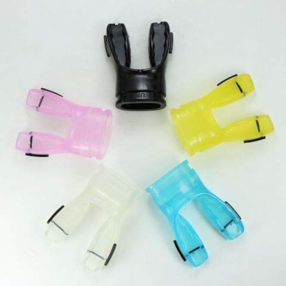 AQUATEC tooth shaped mouthpiece [MP-950] for scuba diving regulator Color: Black