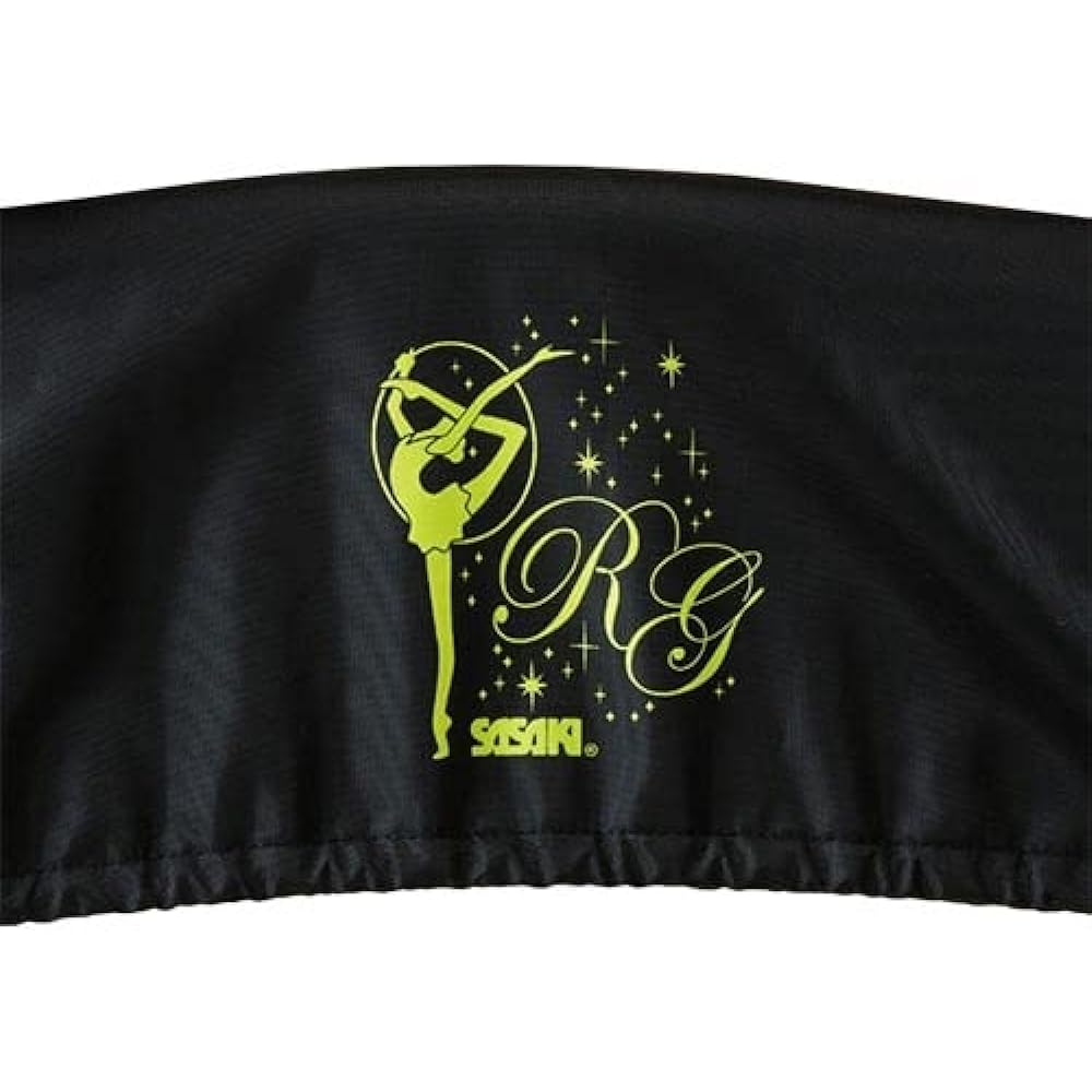 SASAKI Rhythmic Gymnastics R.G. Girl Hoop Cover Black x Luminous Yellow AC59