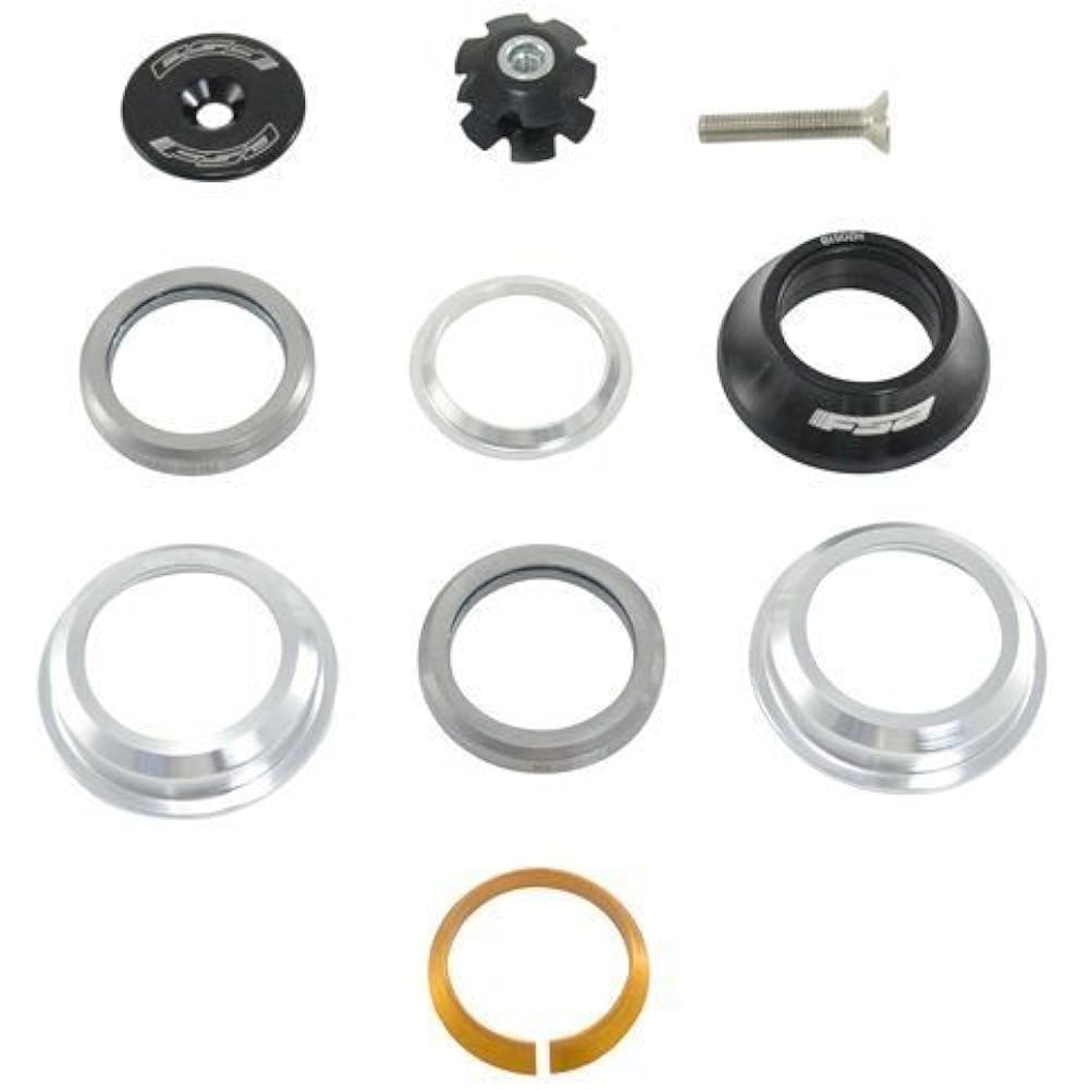 FSA Orbit Z 1-1/8" 44mm Threadless 1-1/8" Headset W/Top Cap, NO.9M/CUP/CC, XTE1529