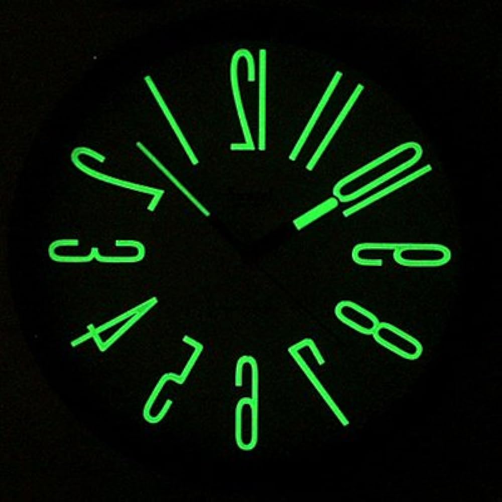 Suntel Wall Clock Black Φ32×4cm