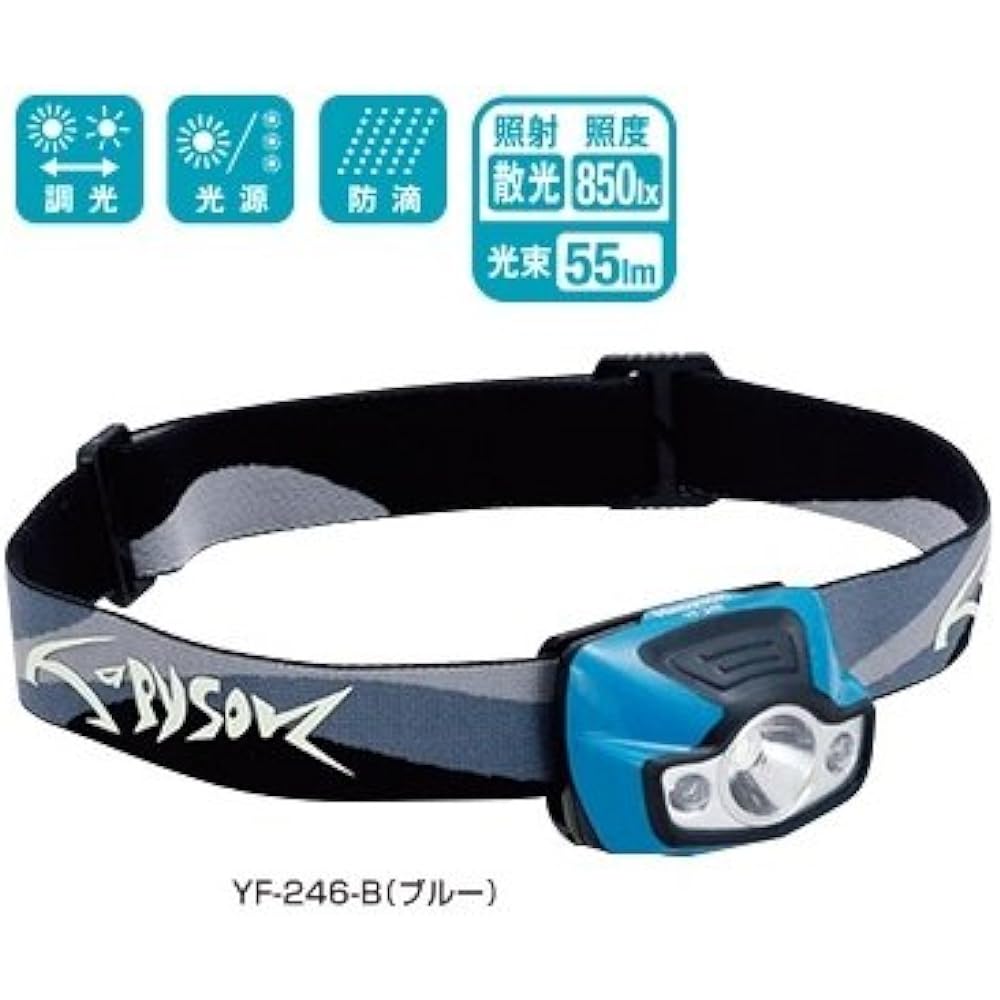 Hapyson LED Headlamp YF-246-B Blue