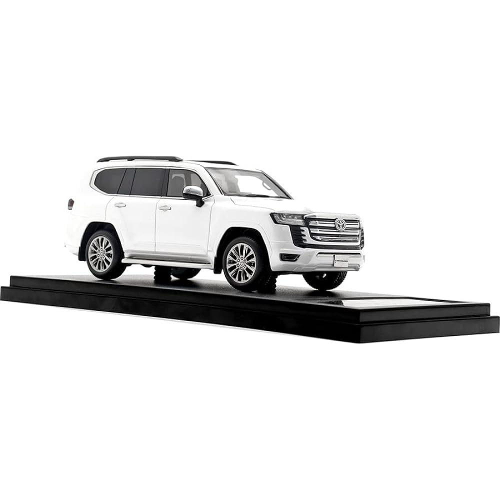 Hi Story 1/43 Toyota LAND CRUISER ZX (2021) Precious White Pearl Finished Product