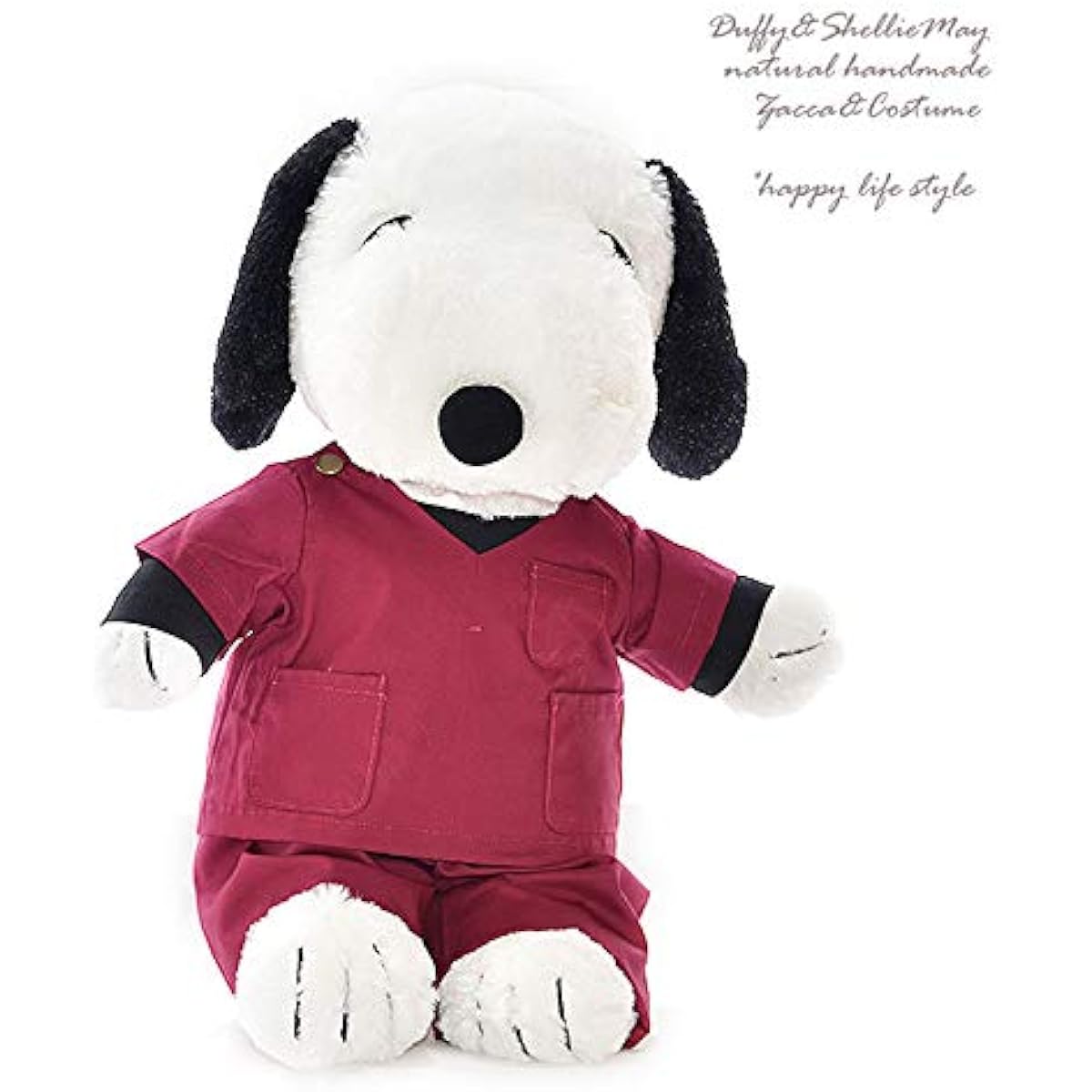 [Happy Life Style] Professional! Emergency Doctor Scrub Costume, Surgical Wear doctor-red-snoopy