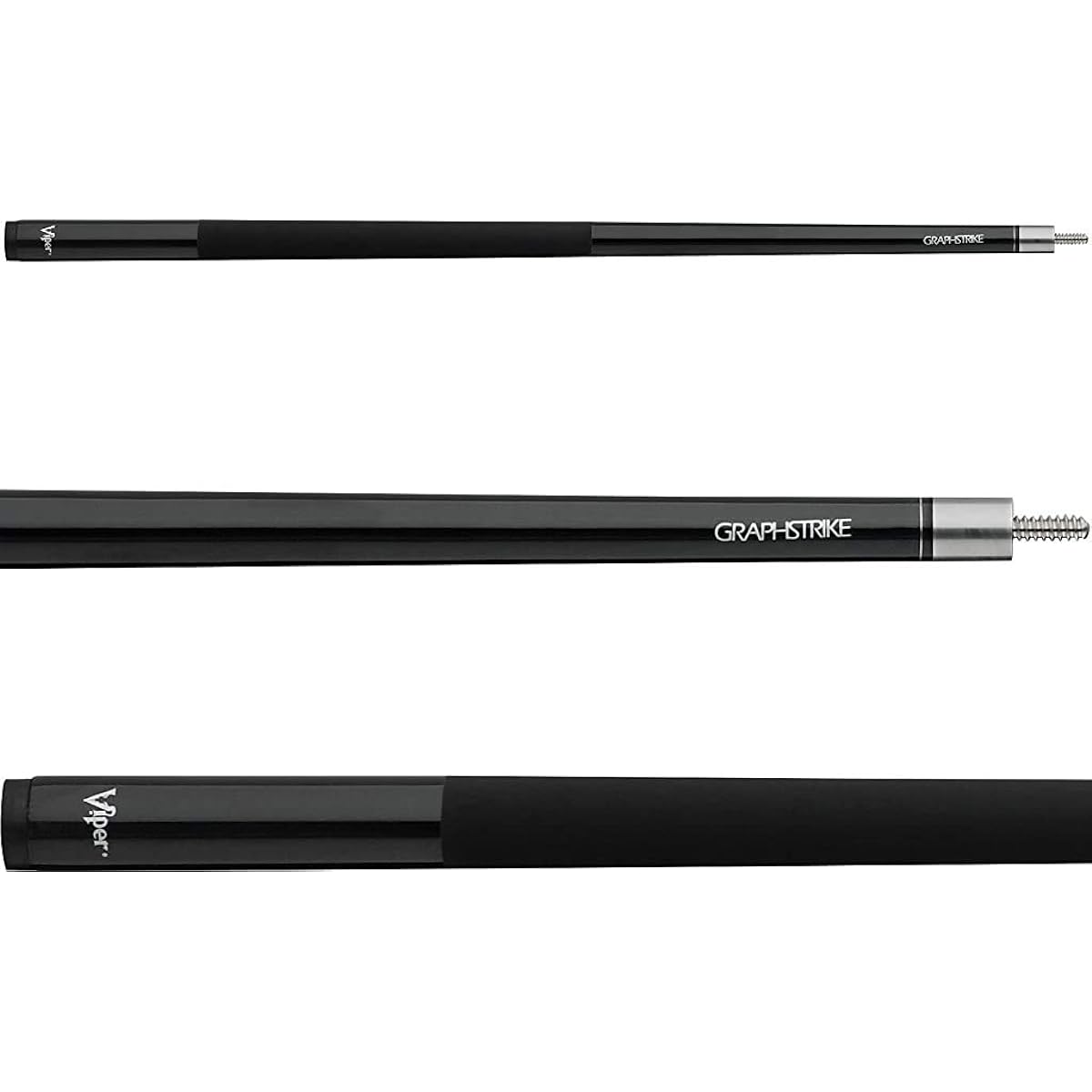 Viper Graphstrike 58" 2-Piece Fiberglass Graphite Composite Billiard/Pool Cue