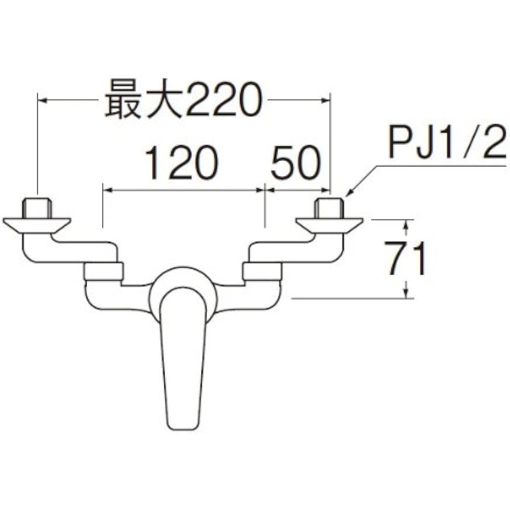 SANEI single mixer faucet for kitchen with insulation cap for cold regions CK1700DK-4U-13