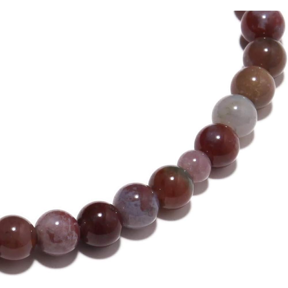Prayer beads made in Japan <Made in Japan Prayer beads for women> High quality natural stone Pink Indian agate Pure silk tassel Comes with a prayer bead bag Handmade Prayer beads Can be used by all sects Domestic recitation [Long-established prayer beads