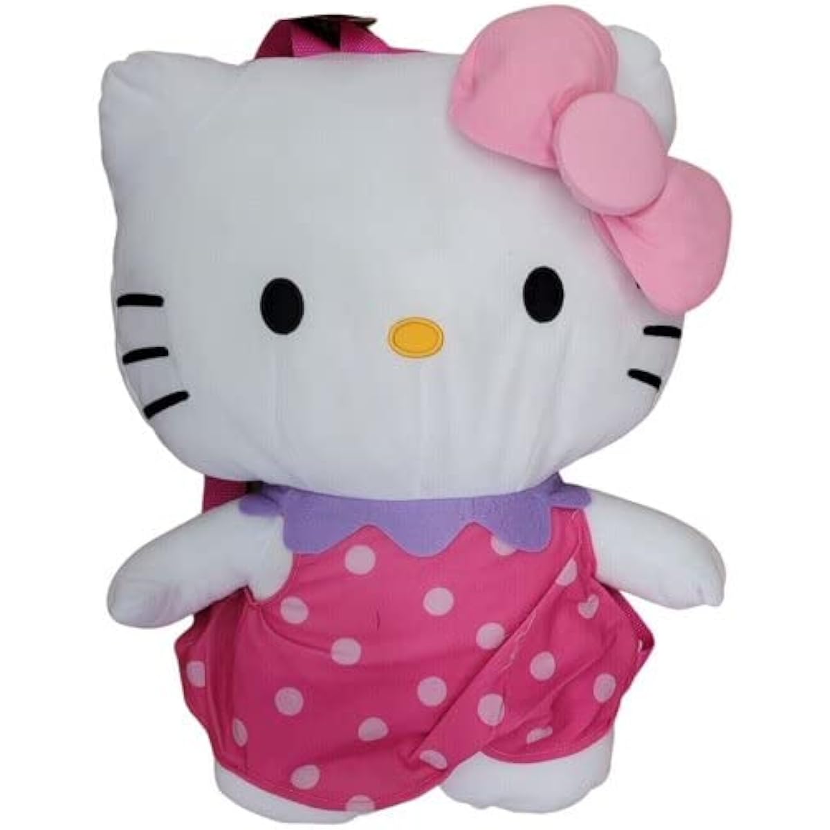 Fast Forward Hello Kitty Plush Backpack with Dress and Dots
