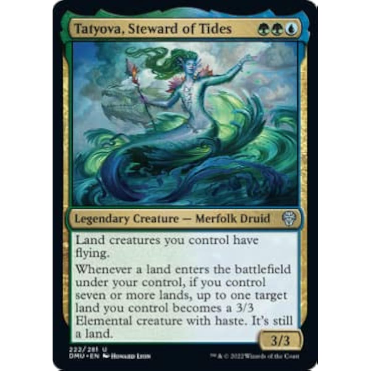 Magic: The Gathering - Tayoba, Steward of the Tides (362) - Texture - Foil - Dominaria United