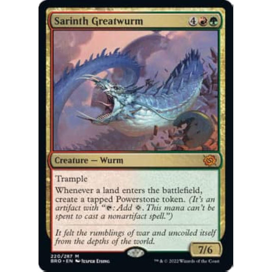 Magic: The Gathering - Salyns the Greatwurm (220) - Brothers' War