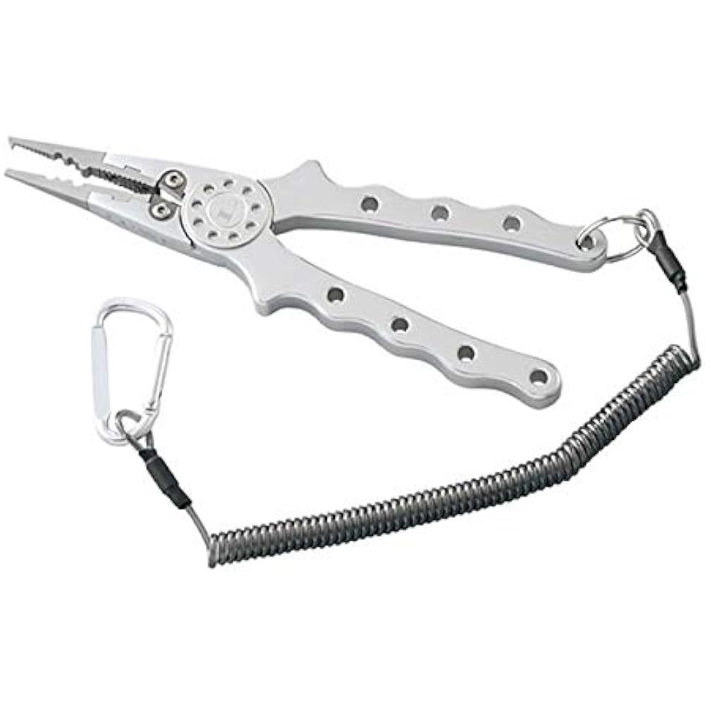 Gamakatsu Luxe Aluminum Pliers 175mm Rust-proof Needle Remover Hook Remover Line Cutter Split Ring Fall Prevention LE-2478 /LE-2480